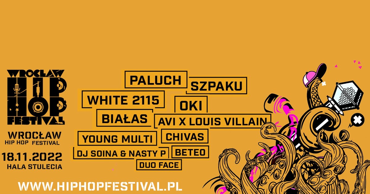 Kup bilet na Wrocław Hip Hop Festival 2022 w TicketOS